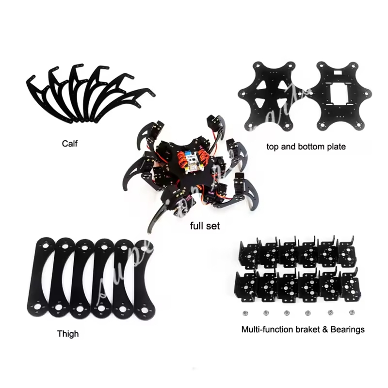 Arduino Robot - Support d'araignée hexagonale en aluminium 18