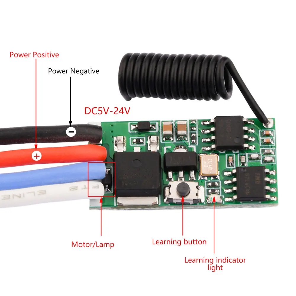 Motor Driver Module - Module récepteur de télécommande sans fil