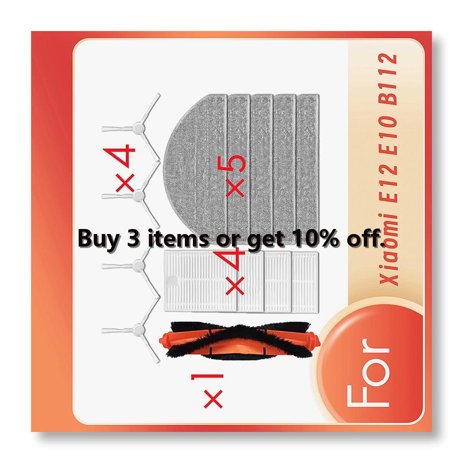 Robot Vacuum - 14 pièces de rechange pour aspirateur