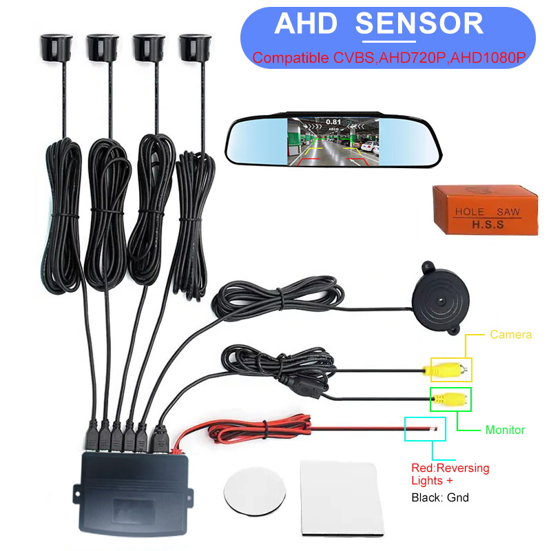 Infrared Obstacle Sensor - Capteur de stationnement vidéo CVBS AHD