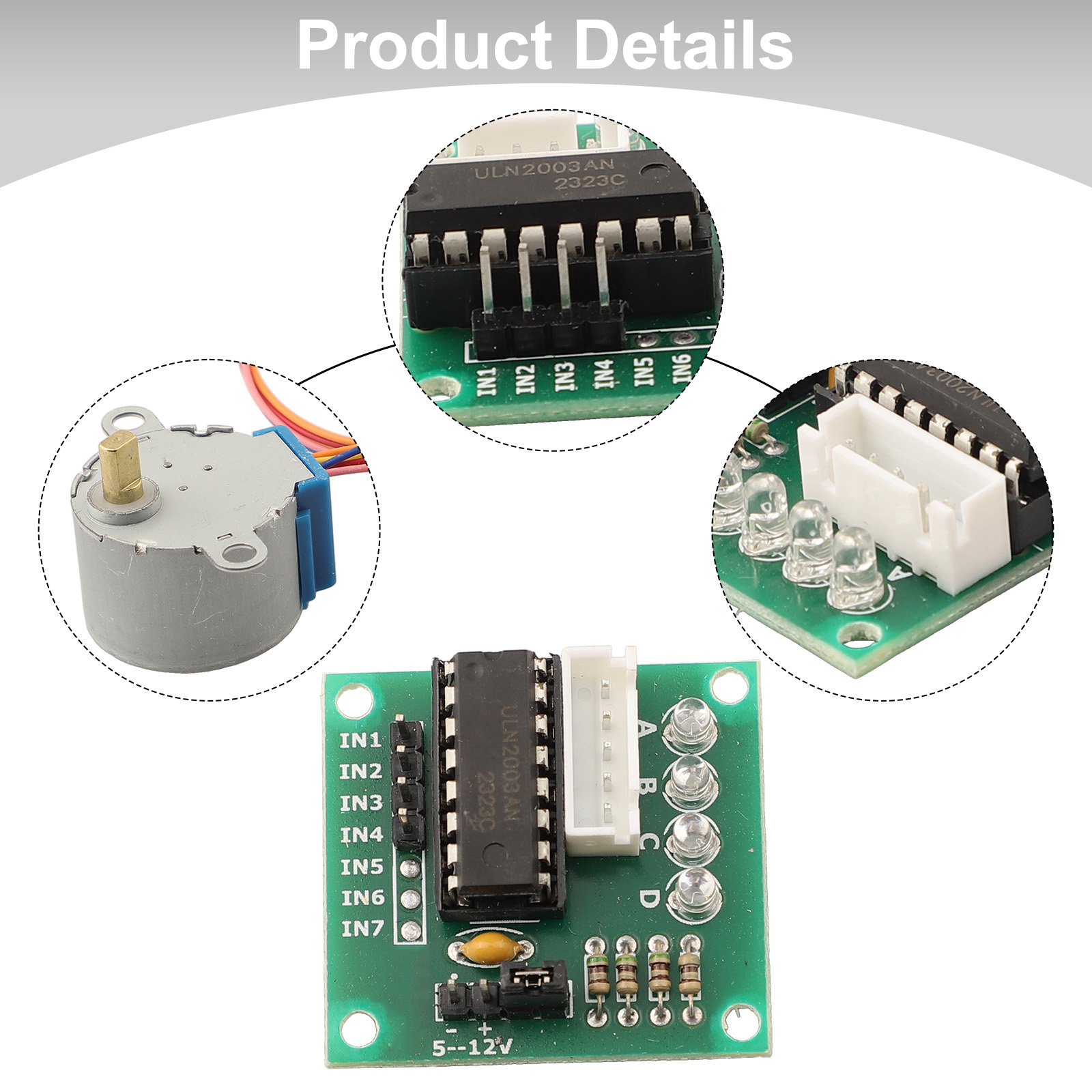 Moteur pas à pas 4 phases 5V 2 - 28Byj-48 avis et prix
