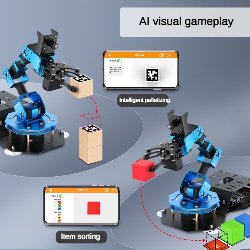 Bras robotique 6 Dof avec pinc - Robot Arm Kit avis et prix