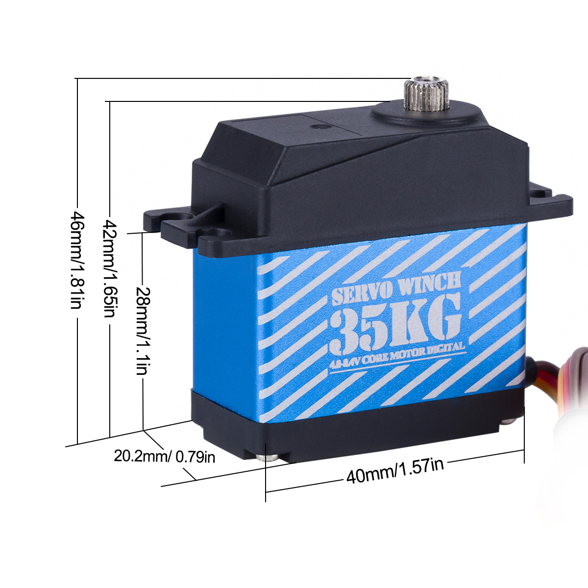 Servo numérique 35KG 360 °   C - Line Follower Robot avis et prix