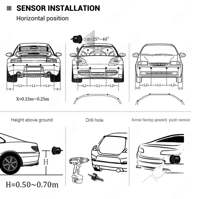 Kit de Radar de recul pour voi - Infrared Obstacle Sensor avis et prix