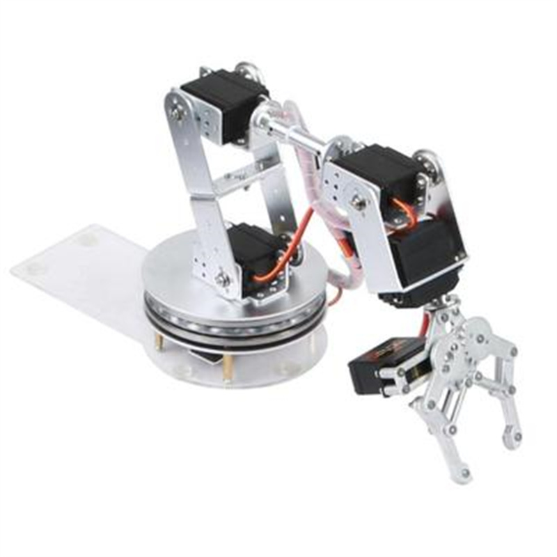 Bras robotique argenté à 6 deg - Robot Arm Kit avis et prix