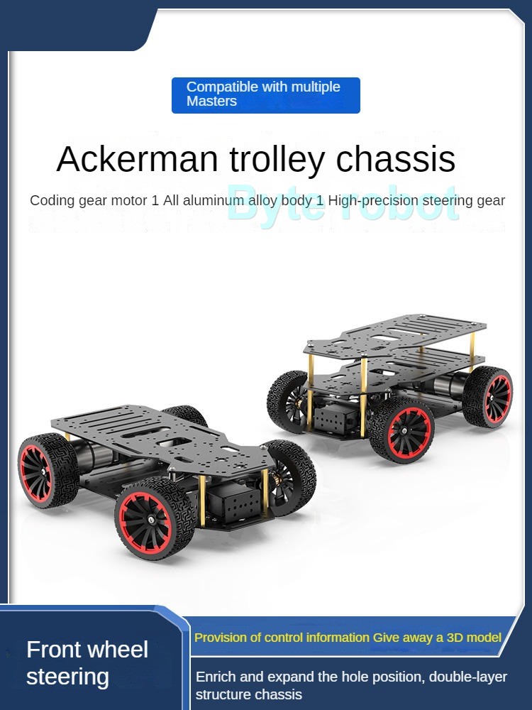 Voiture robot Ackerman en méta - Arduino Robot avis et prix