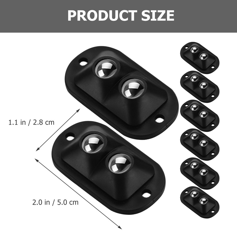 8 roulettes miniatures de qual - Caster Wheel avis et prix